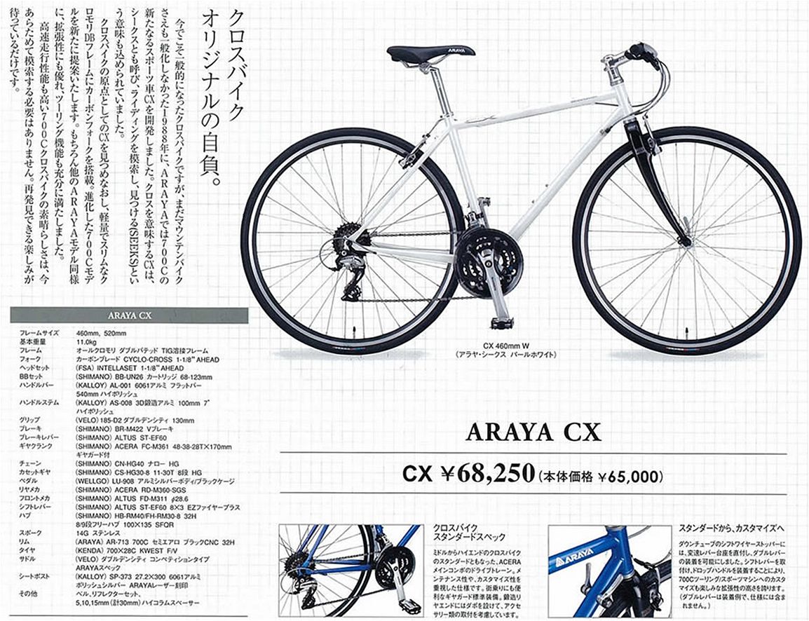 アラヤ(ARAYA) 2010 CX アラヤ(ARAYA) 2010 CX
